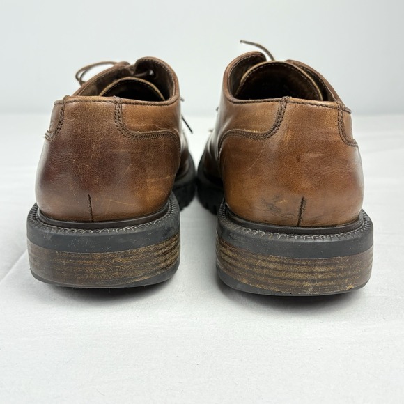 VTG 90s/Y2K Kenneth Cole Platform Moc Toe Oxford Shoes Chunky Lug Soles 8M Brown main image 7